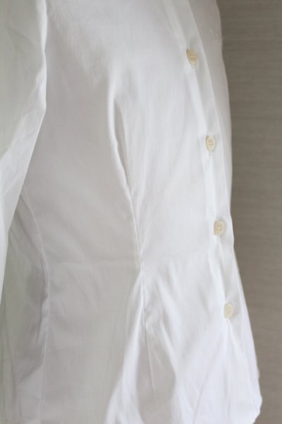 画像5: 【SALE!!】Il gufo(イルグッフォ) フォーマル長袖ブラウス(ホワイト)  6歳116cm (5)