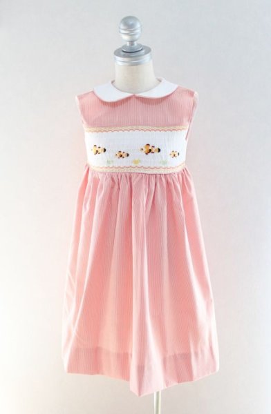 画像4: 【再入荷!!】ニモの親子が泳ぐスモッキングワンピース 2歳3歳 (4)